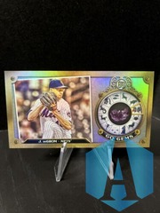 2022 Topps Gypsy Queen GQ Gems #GGM-10 Jacob deGrom Gemini Pearl